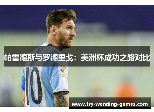 帕雷德斯与罗德里戈：美洲杯成功之路对比